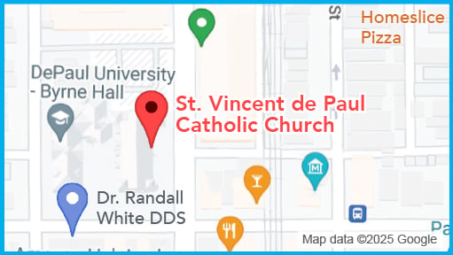 example map listing for a church